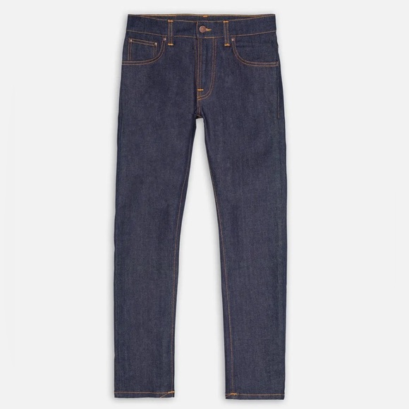 Nudie Jean Grim Tim Dry Open Navy - Picture 1 of 16